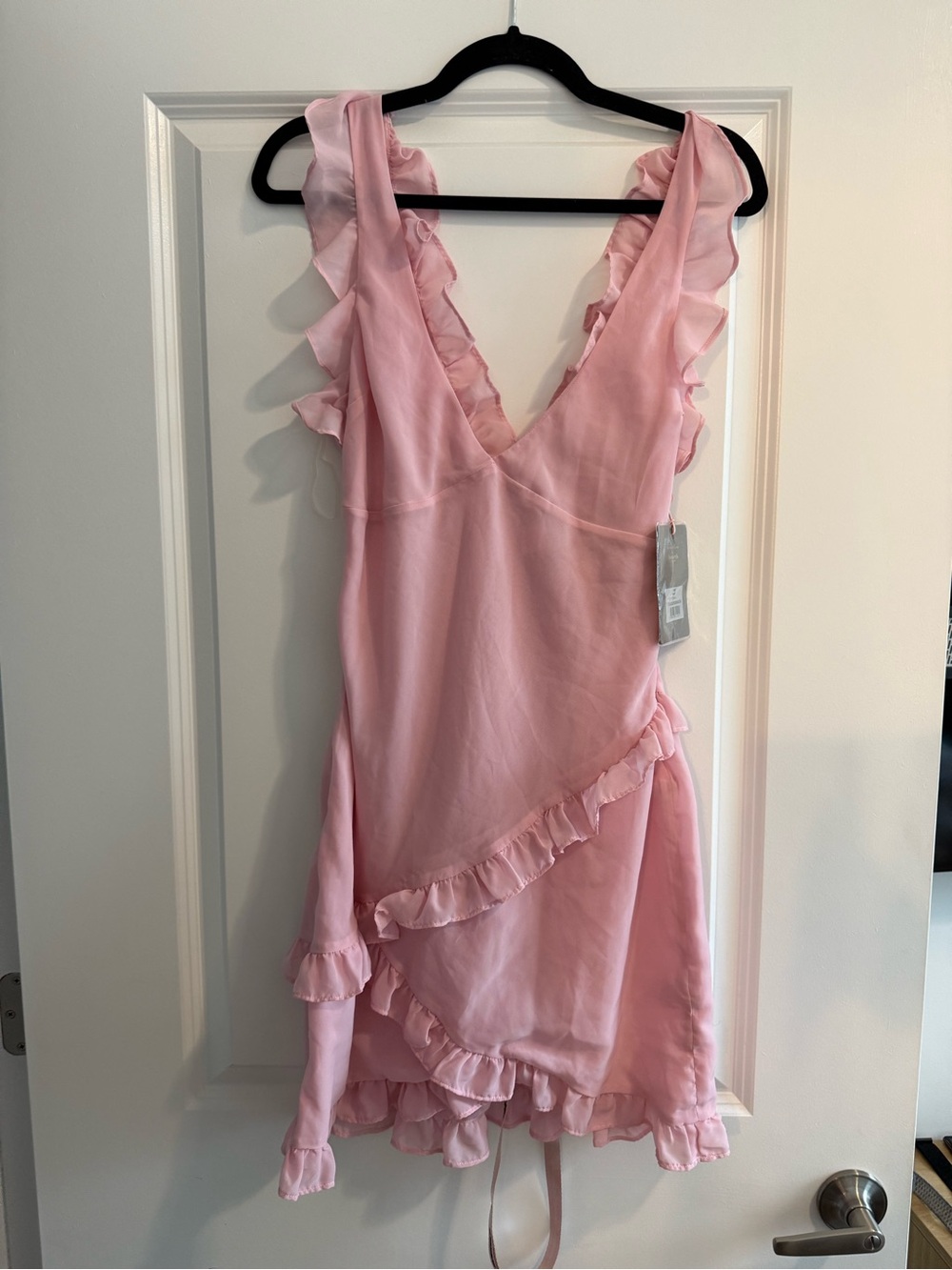 House of CB Pink Ruffled Tania Dress